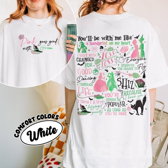 Wicked A New Musical T-Shirt, Defying Gravity T-Shirt, Wicked Change For Good - Picture 2 of 3